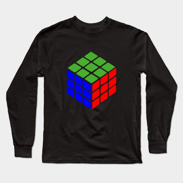 Rubik's cube Long Sleeve T-Shirt by Nicostore